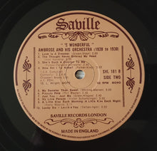Carica l'immagine nel visualizzatore di Gallery, Ambrose & His Orchestra : 'S Wonderful (Ambrose & His Orchestra 1928 to 1930) (LP, Comp, Mono)
