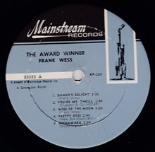 Carica l'immagine nel visualizzatore di Gallery, Frank Wess : The Award Winner (LP, Album, Mono)