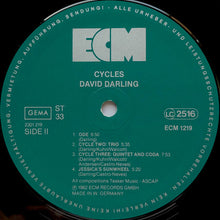 Carica l'immagine nel visualizzatore di Gallery, David Darling : Cycles (LP, Album)