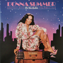 Carica l'immagine nel visualizzatore di Gallery, Donna Summer : On The Radio: Greatest Hits Vol. I & II (LP, Pin + LP, Lav + Comp, P/Mixed, RE, Gat)
