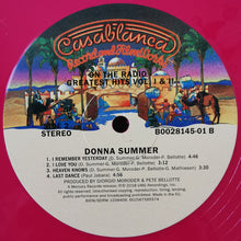 Carica l'immagine nel visualizzatore di Gallery, Donna Summer : On The Radio: Greatest Hits Vol. I & II (LP, Pin + LP, Lav + Comp, P/Mixed, RE, Gat)