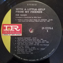 Carica l'immagine nel visualizzatore di Gallery, Sue Raney : With A Little Help From My Friends (LP, Album)