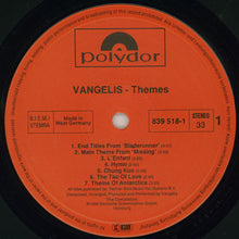 Carica l'immagine nel visualizzatore di Gallery, Vangelis : Themes (LP, Comp, Gat)