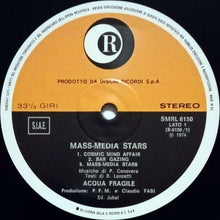 Carica l'immagine nel visualizzatore di Gallery, Acqua Fragile : Mass-Media Stars (LP, Album, RE, 180)
