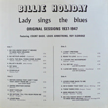 Carica l'immagine nel visualizzatore di Gallery, Billie Holiday : Lady Sings The Blues (Original Sessions 1937-1947) (2xLP, Comp, Mono, RE)