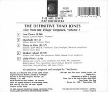 Carica l'immagine nel visualizzatore di Gallery, The Mel Lewis Jazz Orchestra : The Definitive Thad Jones (CD)