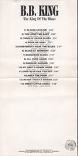 Carica l'immagine nel visualizzatore di Gallery, B.B. King : The King Of The Blues (CD, Comp)