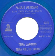 Carica l'immagine nel visualizzatore di Gallery, Los Tres Caballeros : Paisaje Mexicano (7", Blu)