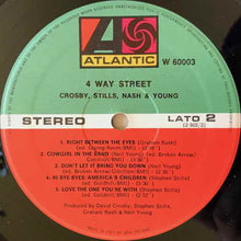 Carica l'immagine nel visualizzatore di Gallery, Crosby, Stills, Nash & Young : 4 Way Street (2xLP, Album, RE, Gat)