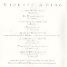 Carica l'immagine nel visualizzatore di Gallery, Vicente Amigo : Vivencias Imaginadas (CD, Album)
