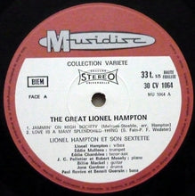 Carica l'immagine nel visualizzatore di Gallery, Lionel Hampton And His Sextet : The Great Lionel Hampton (LP)