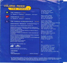 Carica l'immagine nel visualizzatore di Gallery, Valeria Rossi : Tre Parole (CD, Single, Enh)