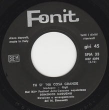 Carica l'immagine nel visualizzatore di Gallery, Modugno* : Tu Si 'Na Cosa Grande / Tu Si 'O Mare (7")