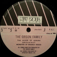 Carica l'immagine nel visualizzatore di Gallery, The Orson Family : The River Of Desire (LP, MiniAlbum)