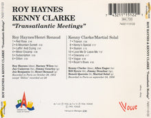 Carica l'immagine nel visualizzatore di Gallery, Roy Haynes / Henri Renaud & Kenny Clarke / Martial Solal : Transatlantic Meetings (CD, Comp)
