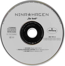 Carica l'immagine nel visualizzatore di Gallery, Nina Hagen : So Bad (CD, Single)
