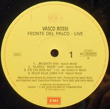 Carica l'immagine nel visualizzatore di Gallery, Vasco* : Fronte Del Palco - Live (2xLP, Album)