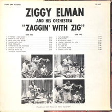 Carica l'immagine nel visualizzatore di Gallery, Ziggy Elman & His Orchestra : "Zaggin' With Zig" (LP, Comp, Mono)