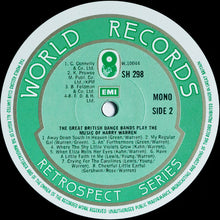 Carica l'immagine nel visualizzatore di Gallery, Various : The Great British Dance Bands Play The Music Of Harry Warren (LP, Comp, Mono)