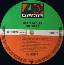Carica l'immagine nel visualizzatore di Gallery, Bette Midler : No Frills (LP, Album)