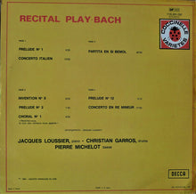 Carica l'immagine nel visualizzatore di Gallery, Jacques Loussier Trio : Play Bach (2xLP, RE, Gat)