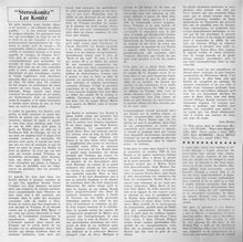 Carica l'immagine nel visualizzatore di Gallery, Lee Konitz : Stereokonitz (LP, Album, RE)