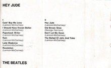 Carica l'immagine nel visualizzatore di Gallery, The Beatles : Hey Jude (Cass, Comp)