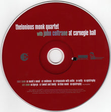 Carica l'immagine nel visualizzatore di Gallery, The Thelonious Monk Quartet With John Coltrane : At Carnegie Hall (CD, Album, Copy Prot.)