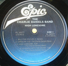 Carica l'immagine nel visualizzatore di Gallery, The Charlie Daniels Band : High Lonesome (LP, Album, RE, Gat)