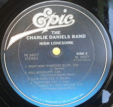 Carica l'immagine nel visualizzatore di Gallery, The Charlie Daniels Band : High Lonesome (LP, Album, RE, Gat)