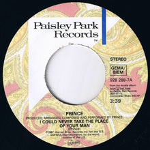 Carica l'immagine nel visualizzatore di Gallery, Prince : I Could Never Take The Place Of Your Man (7", Single)