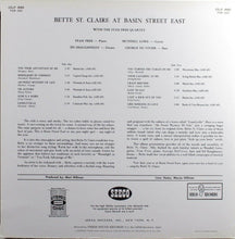 Carica l'immagine nel visualizzatore di Gallery, Betty St. Claire With The Stan Free Quartet : At Basin Street East (LP, Album, RE)