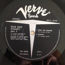 Carica l'immagine nel visualizzatore di Gallery, Stan Getz : Dynasty Part. 2 (LP, Album)