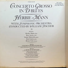 Carica l'immagine nel visualizzatore di Gallery, Herbie Mann : Concerto Grosso In D Blues (LP, Album, PR )