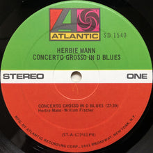 Carica l'immagine nel visualizzatore di Gallery, Herbie Mann : Concerto Grosso In D Blues (LP, Album, PR )
