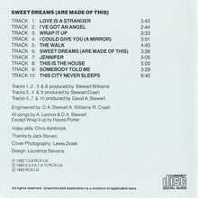 Carica l'immagine nel visualizzatore di Gallery, Eurythmics : Sweet Dreams (Are Made Of This) (CD, Album)