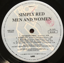 Carica l'immagine nel visualizzatore di Gallery, Simply Red : Men And Women (LP, Album)