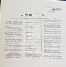 Carica l'immagine nel visualizzatore di Gallery, Jimmy Wisner Trio : Apersepshun (Apperception) (LP, Album, Mono, RE)