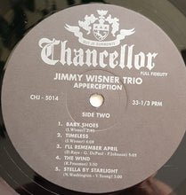Carica l'immagine nel visualizzatore di Gallery, Jimmy Wisner Trio : Apersepshun (Apperception) (LP, Album, Mono, RE)