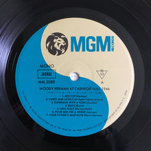 Carica l'immagine nel visualizzatore di Gallery, Woody Herman & The Herd : At Carnegie Hall, 1946 (LP, Album, Mono, Promo, RE)