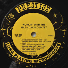 Carica l'immagine nel visualizzatore di Gallery, Miles Davis Quintet* : Workin' With The Miles Davis Quintet (LP, Album, RE, RM)