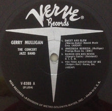 Carica l'immagine nel visualizzatore di Gallery, Gerry Mulligan : The Concert Jazz Band (LP, Album, Mono)