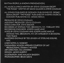 Carica l'immagine nel visualizzatore di Gallery, Steve Coleman And Five Elements : Rhythm People (The Resurrection Of Creative Black Civilization) (CD, Album)