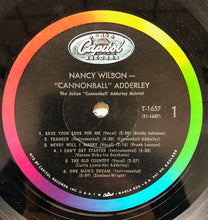 Carica l'immagine nel visualizzatore di Gallery, Nancy Wilson / Cannonball Adderley : Nancy Wilson / Cannonball Adderley (LP, Album, Mono, Scr)