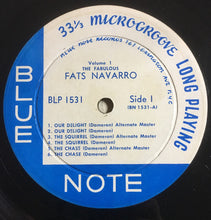 Carica l'immagine nel visualizzatore di Gallery, Fats Navarro : The Fabulous Fats Navarro Volume 1 (LP, Album, Mono, RM)