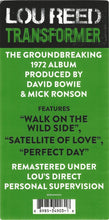 Carica l'immagine nel visualizzatore di Gallery, Lou Reed : Transformer (LP, Album, RE, RM)