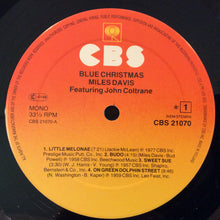 Carica l'immagine nel visualizzatore di Gallery, Miles Davis : Blue Christmas (LP, Comp, Mono)