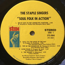 Carica l'immagine nel visualizzatore di Gallery, The Staple Singers : Soul Folk In Action (LP, Album, Mon)