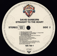 Carica l'immagine nel visualizzatore di Gallery, David Sanborn : Straight To The Heart (LP, Album)