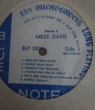 Carica l'immagine nel visualizzatore di Gallery, Miles Davis : Volume 2 (LP, Comp, Mono, RM)